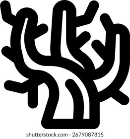 tree line style icon design