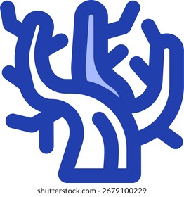 tree line style icon design