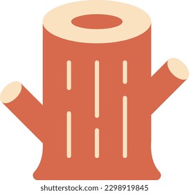 Tree Log vector icon. Can be used for printing, mobile and web applications.