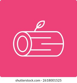 Tree Log vector icon. Can be used for printing, mobile and web applications.