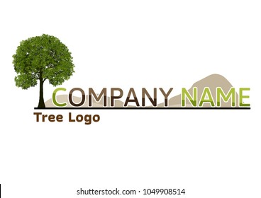 Tree Logo abstract design vector.eco concept.tree Realistic.