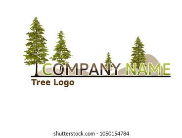Tree Logo abstract design vector.eco concept.tree Realistic.