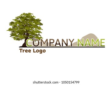 Tree Logo abstract design vector.eco concept.tree Realistic.
