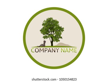 Tree Logo abstract design vector.eco concept.tree Realistic.