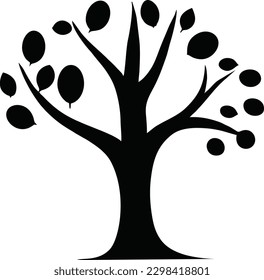 Tree Logo Abstract Design, Vector 9