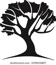 Tree Logo Abstract Design, Vector 3