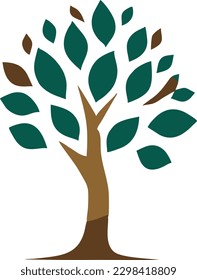 Tree Logo Abstract Design, Vector 18