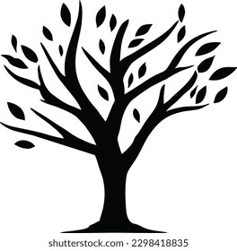 Tree Logo Abstract Design, Vector 12