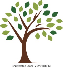 Tree Logo Abstract Design, Vector 23