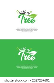 Tree Logo abstract Leaves design vector template 
