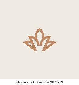 Tree logo boutique Linear Design Vector Stock. Abstract Geometric Leaves Logo Wellness Design Template. Leaf Nature Logo Vector illustration