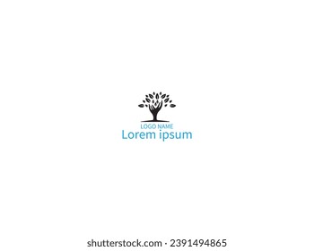 Tree logo collection design vector,