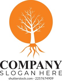 logotipo de árbol para la empresa con formato eps