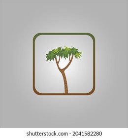 tree logo design or best tree icon. perfect for company logo and branding or your design.