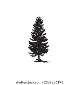 Tree logo design concept illustration