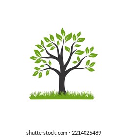 Plantilla de diseño de logotipo de árbol