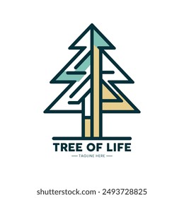 Diseño de logotipo de árbol. Icono de árbol