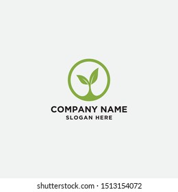 tree logo design. icon leaf. vector