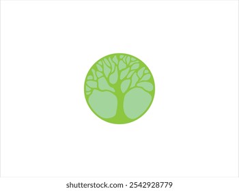  Tree logo design , icon , vector and illustration .
