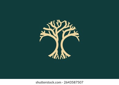 tree logo design. logo icon vector illustration