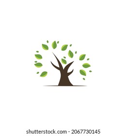 tree logo design illuistration vector