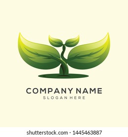 tree logo design  illustration premium vector