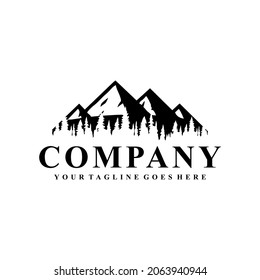 idea de inspiración para el diseño del logo de un árbol. para cualquier idea de negocio, aventura, finanzas o más.