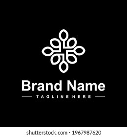 Baumlogo-Design, moderne kreative Idee 