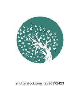 Tree Logo Design, Playground Vector, Education Tree Icon