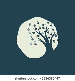 Tree Logo Design, Playground Vector, Education Tree Icon