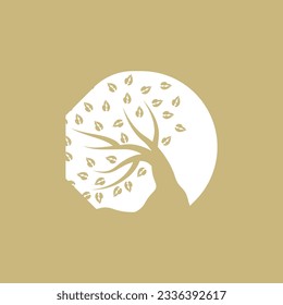 Tree Logo Design, Playground Vector, Education Tree Icon