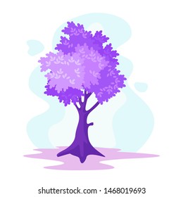 Tree logo design. Root vector. Tree of life logo design inspiration isolated on blue abstract. Tree logo abstract templates banner web.