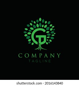 Tree logo design, roots vector tree of life logo design inspiration isolated on white background