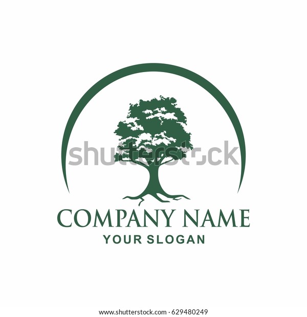 Tree Logo Design Template Stock Vector (Royalty Free) 629480249 ...