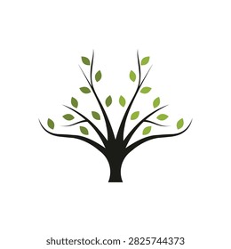 The Tree Logo Design Template Illustration Vector