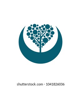 Tree logo design template, symbol for company, use this logo for your company