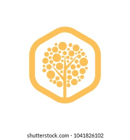 Tree logo design template, symbol for company, use this logo for your company