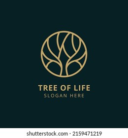 Tree logo design template vector illustration