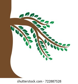 Tree logo design template.Vector