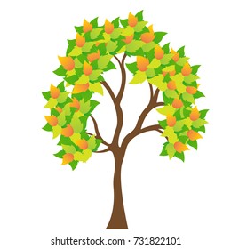 Tree logo design template.Vector