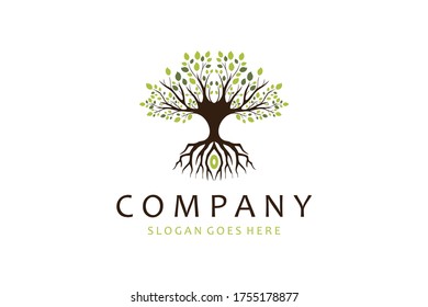 Tree logo design that can be placed everywhere