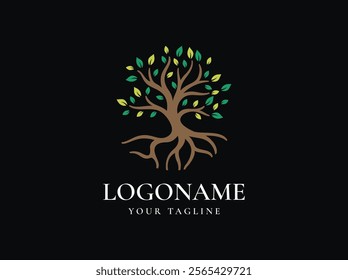 tree logo design vcetor template