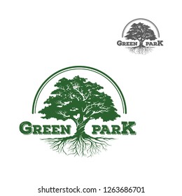 tree logo, design, vector