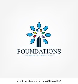 tree logo design/ Vector tree