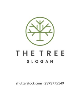 tree logo design vector graphic idea creative
