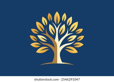 Árbol de diseño de logo Árbol de Vector Icono Naturaleza