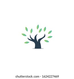 tree logo design vector illustration