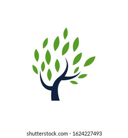 tree logo design vector illustration