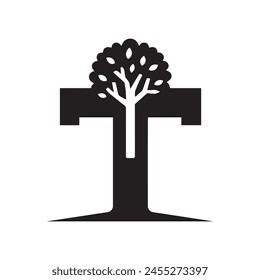 Tree Logo Design Vector Illustration 