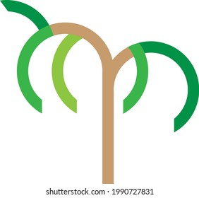 Tree logo design vector stock